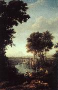 Claude Lorrain Landscape with the Finding of Moses Sweden oil painting artist